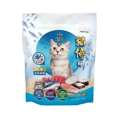 CATPOOL貓侍天然無穀貓糧-六種魚(藍貓侍) 1.5KG
