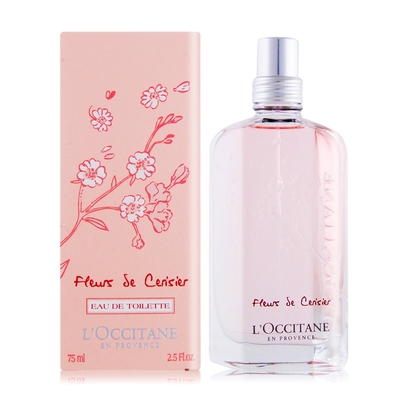 *L OCCITANE 歐舒丹 櫻花淡香水75ml EDT-國際航空版