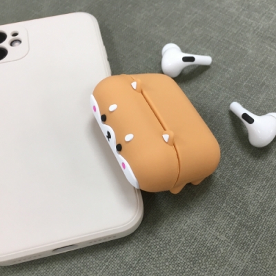 趴趴柴犬造型 AirPods Pro 矽膠保護套