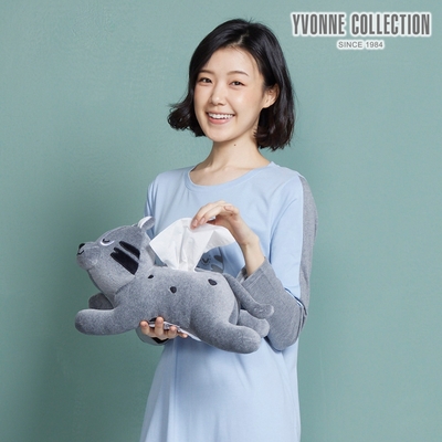 YVONNE COLLECTION 石虎造型衛生紙套-岩石灰