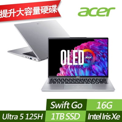 ACER 宏碁 SFG14-73-53HY 14吋輕薄筆電 (Ultra 5 125H/16G/1TB PCIe SSD/Win11特仕版)