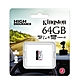 金士頓 Kingston High Endurance microSDXC 64G 高耐專用記憶卡 SDCE/64GB U1 A1 product thumbnail 1