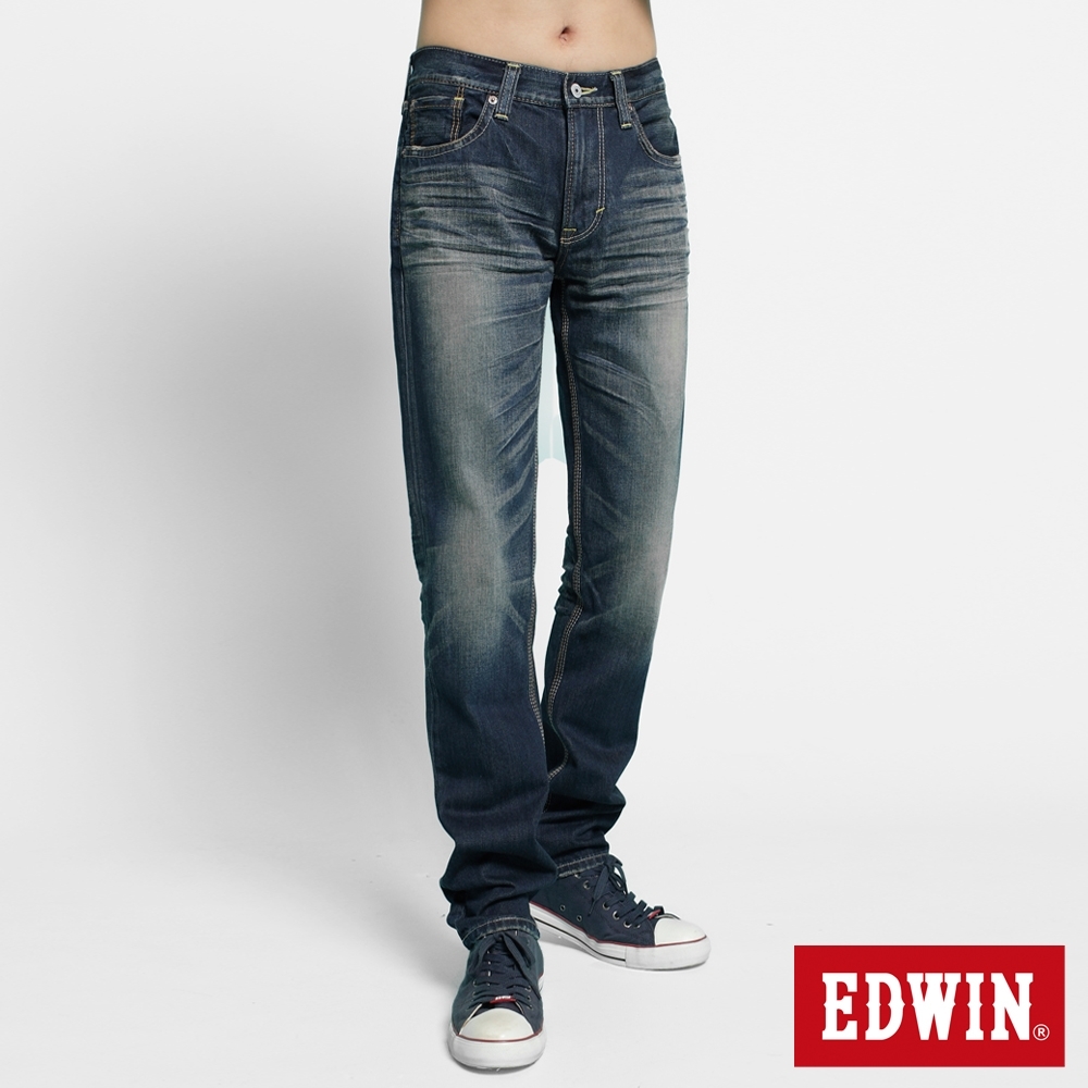 EDWIN AB褲 503VINTAGE牛仔褲-男-中古藍