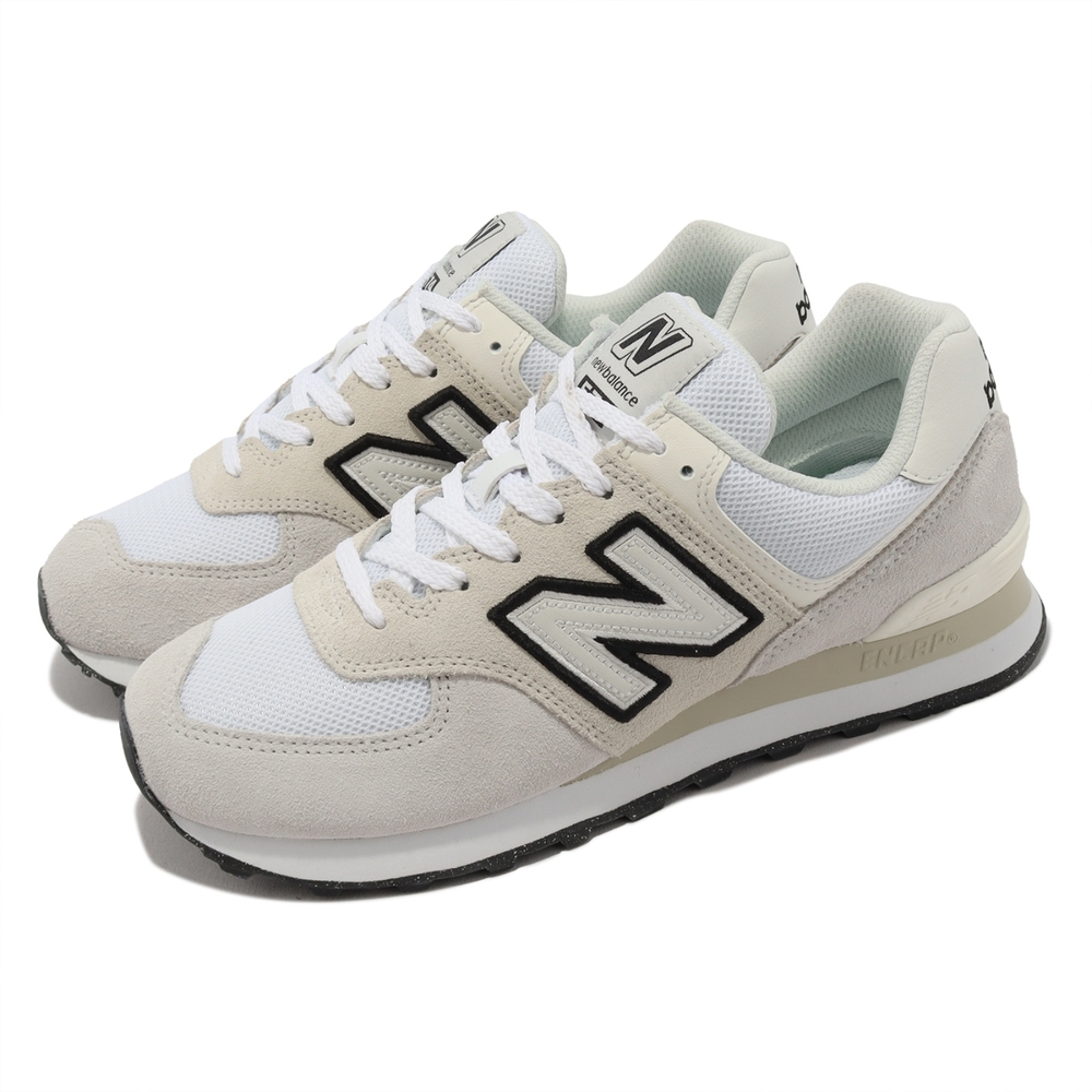 New Balance 休閒鞋 574 男鞋 女鞋 白 灰 黑 奶茶 麂皮 復古 NB 紐巴倫 情侶鞋 經典款 U574WB2-D