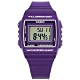 CASIO 卡西歐 計時電子橡膠手錶-紫色 W-215H-6A 38mm product thumbnail 1