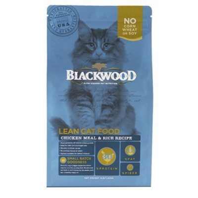 美國BLACKWOOD柏萊富-天然寵糧特調成貓低卡保健配方(雞肉+糙米) 13.23LB/6KG