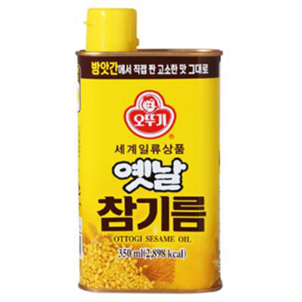 韓國不倒翁100%純芝麻油350ml