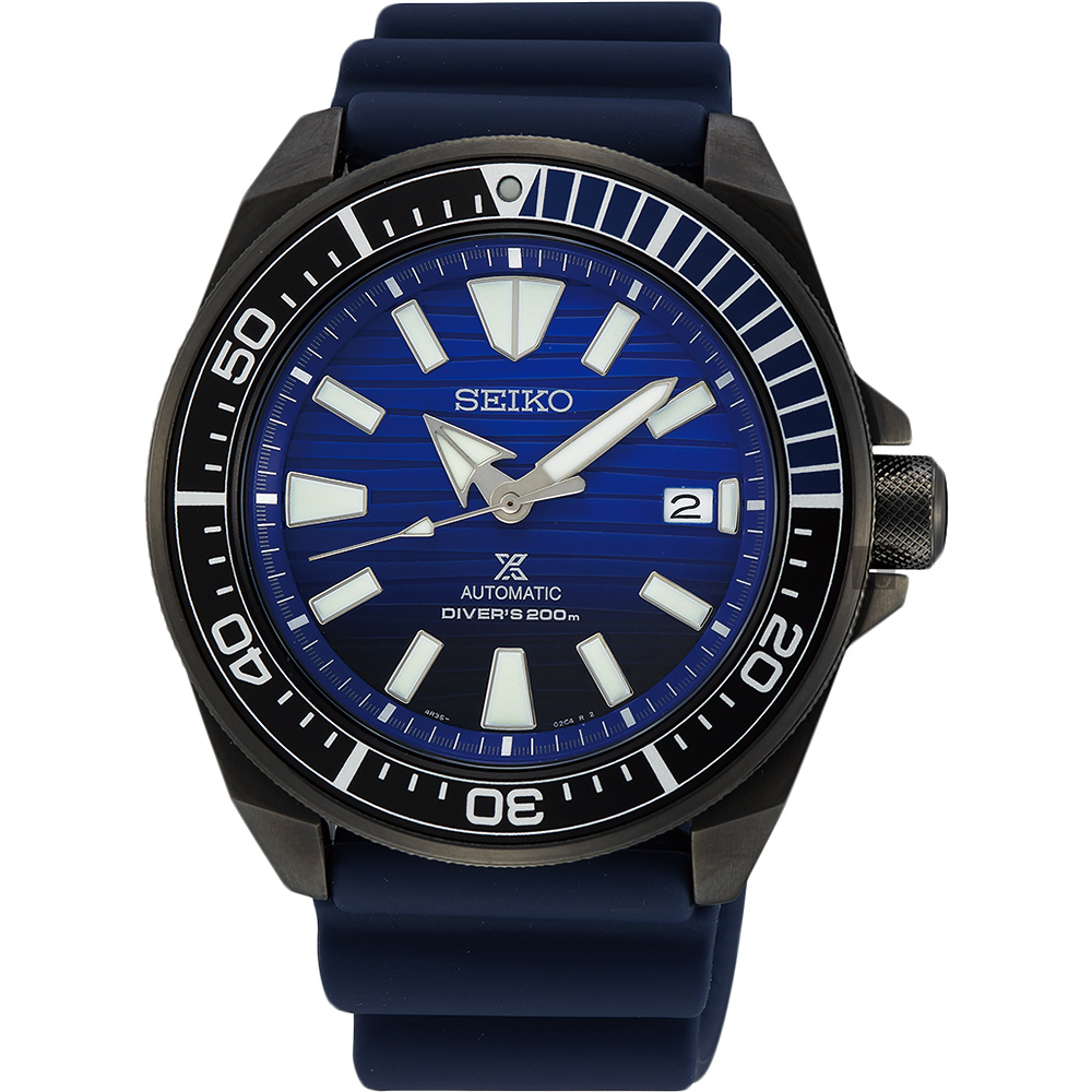SEIKO 精工 Prospex 200米潛水愛海洋藍鯨機械錶-43.8mm 4R35-01X0A