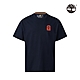 Timberland 男款深寶石藍純棉背部標語短袖T恤|A6CKX433 product thumbnail 1