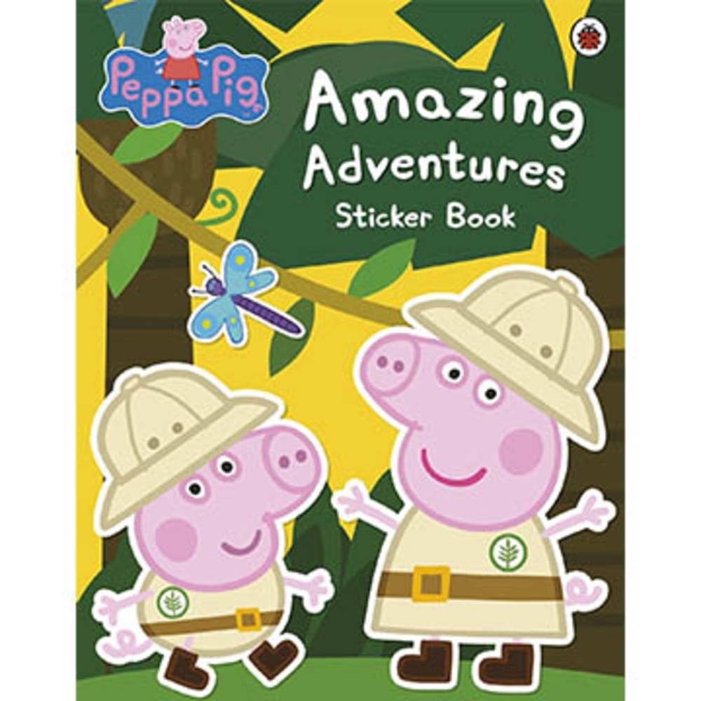 Amazing Adventures Sticker Book 佩佩豬的探險貼紙故事書 | 拾書所