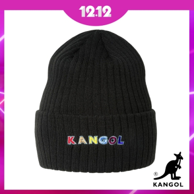 [時時樂]KANGOL彩色字頭顱帽-黑色