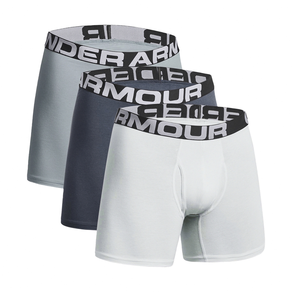 Under Armour 內褲 Charged 藍 白 透氣 快乾 男款 啞光Logo 3入裝 UA 1363617465