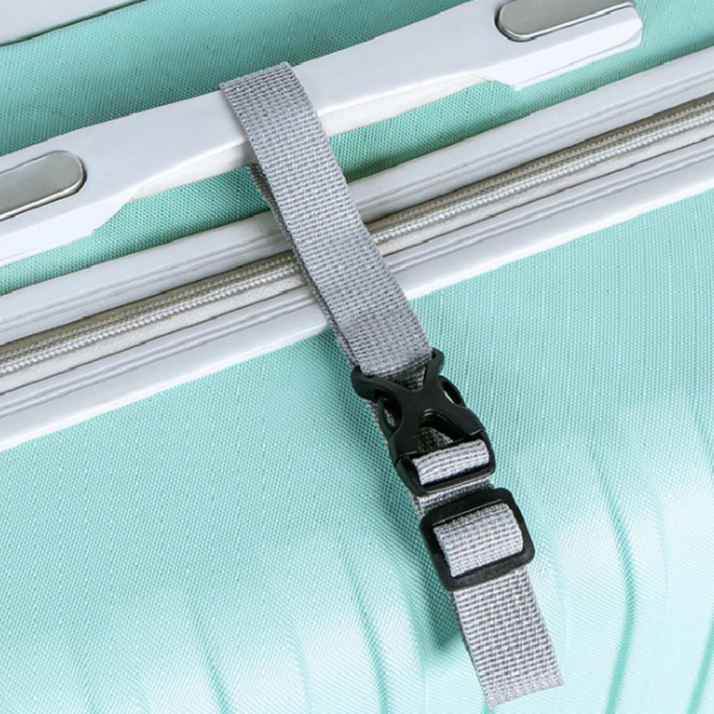 iSFun 行李箱配件 簡約包包扣式掛帶 灰