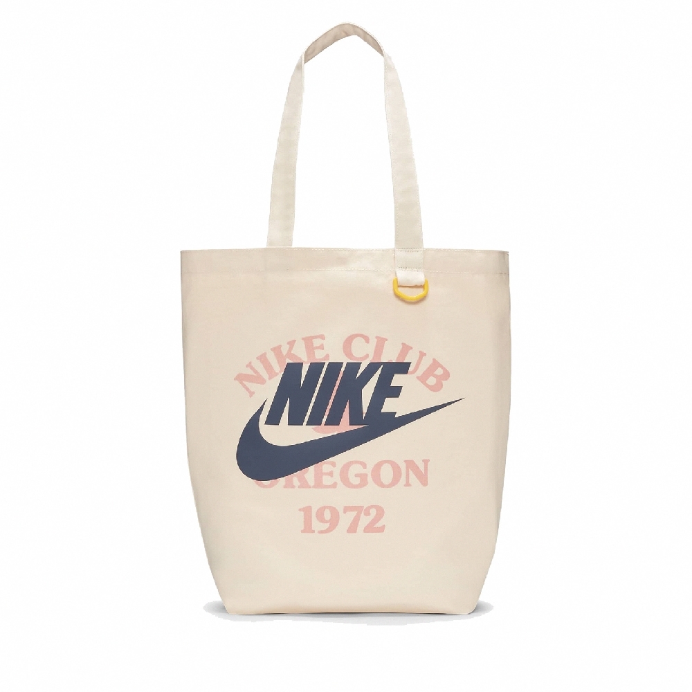 Nike 拖特包 Heritage Tote 手提 男女款 單肩包 帆布包 大容量 手提 外出 淺褐 藍 DJ7376-120