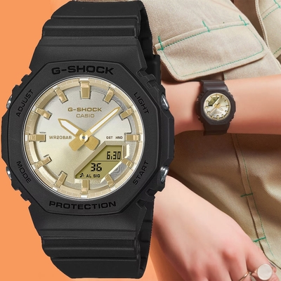 CASIO 卡西歐 G-SHOCK 八角 農家橡樹 日落時刻 漸層環保手錶 女錶 送禮推薦 GMA-P2100SG-1A