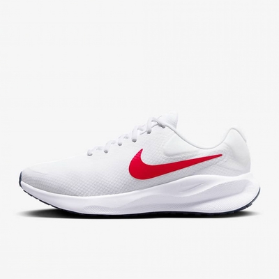 【NIKE】Nike Revolution 7 運動鞋 慢跑鞋 白紅 男鞋 -FB8501100