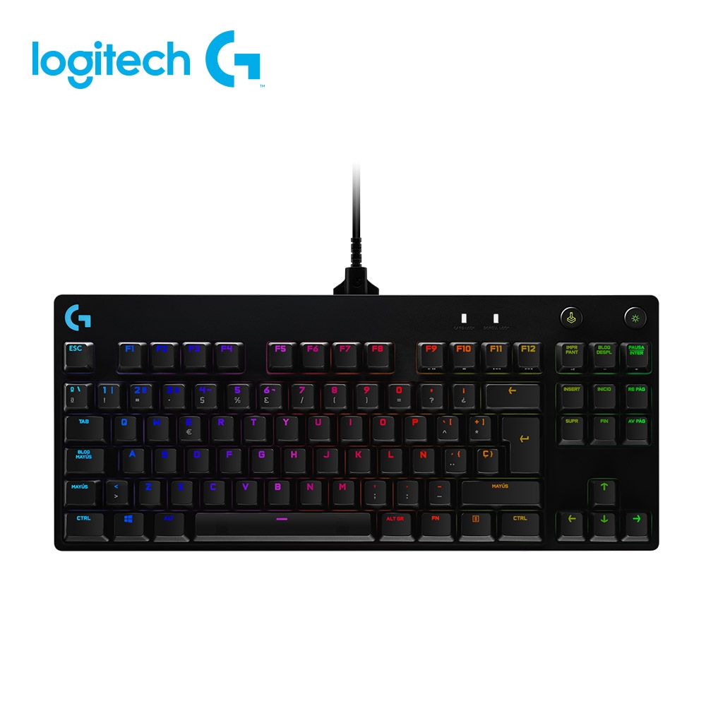 羅技logitech G PRO青軸V2 職業級競技機械式電競鍵盤| 電競/機械有線