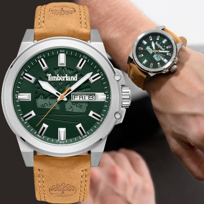 Timberland 天柏嵐 經典大樹大三針手錶 送禮推薦-46mm TDWGB0040802