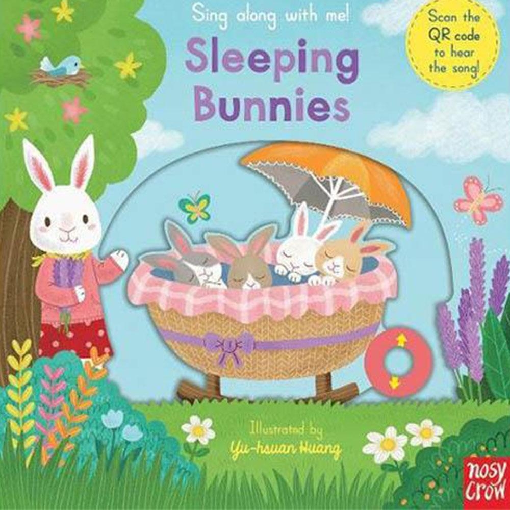 Sleeping Bunnies 小兔兔快起床童謠歌唱操作書(英國版) | 拾書所