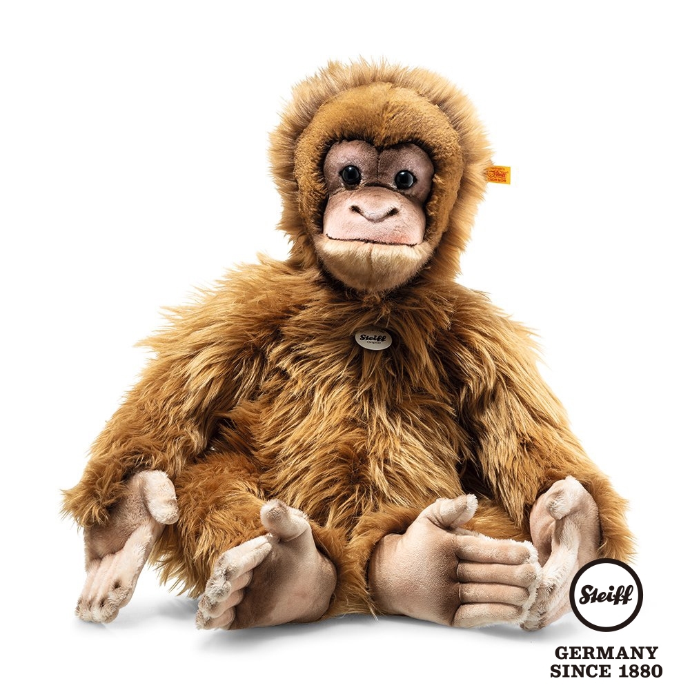 STEIFF德國金耳釦泰迪熊  Alena Orang Utan monkey  紅毛猩猩 (動物王國) 26cm