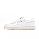 Reebok Club C 85 [100074234] 女 休閒鞋 運動 經典 復古 低筒 簡約 百搭 舒適 米白 product thumbnail 1