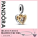 【Pandora官方直營】流星之心雙層吊飾 product thumbnail 1