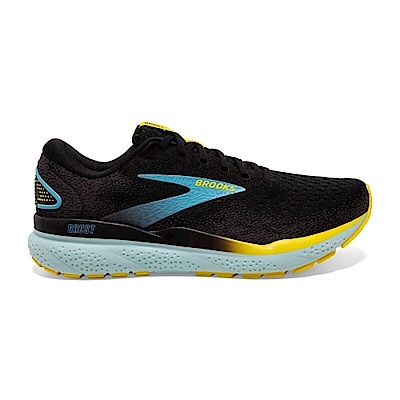 Brooks Ghost 16 [1104181D029] 男 慢跑鞋 運動 休閒 氮氣中底 避震 緩衝 黑 藍黃