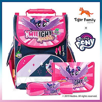 Tiger Family聯名款小貴族超輕量護脊書包-彩虹小馬紫悅(送文具袋+鉛筆盒)