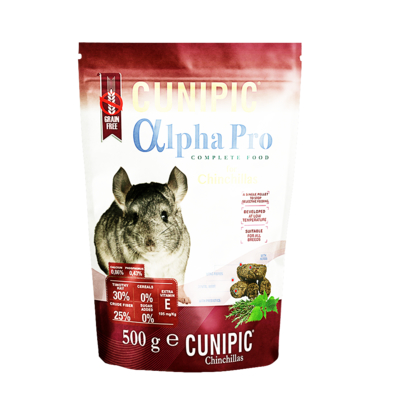 【西班牙CUNIPIC】頂級專業照護系列-無穀龍貓飼料500g