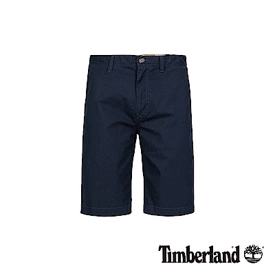 Timberland 男款深寶石藍彈力卡其短褲|A1LV9