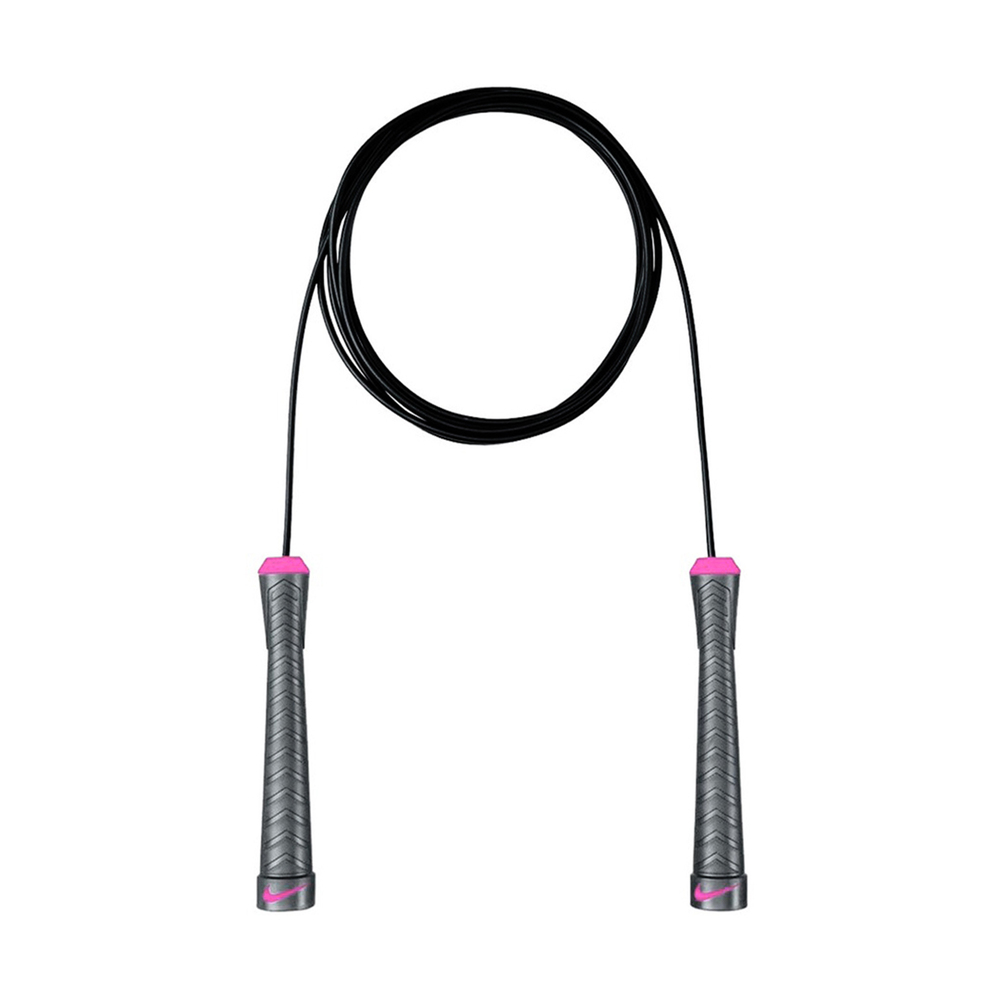 Nike Fundamental Speed Rope [NER37038NS] 跳繩 運動 基礎 訓練 灰粉