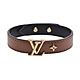 LV M8084E 經典ICONIC BRACELET金屬造型手環(棕/黑色) product thumbnail 1