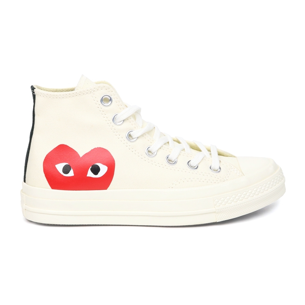 cdg x converse white