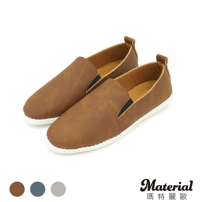 Material瑪特麗歐 男鞋 MIT簡約素面休閒鞋 TM59011