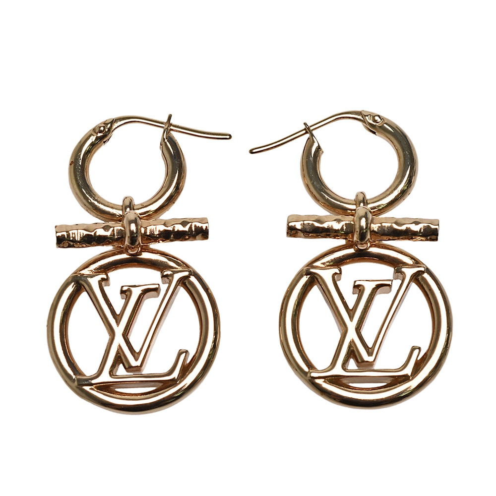 Louis Vuitton Baby Louise Earrings Gold in Gold Metal - US