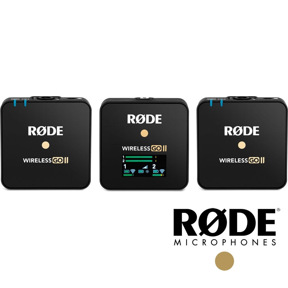 RODE 羅德 Wireless GO II 一對二 雙通道無線麥克風 (公司貨) 2.4GHz RDWIGOII GO2