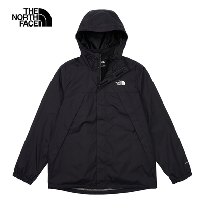 The North Face 官方旗艦】北面男款黑色防水透氣保暖連帽三合一外套 