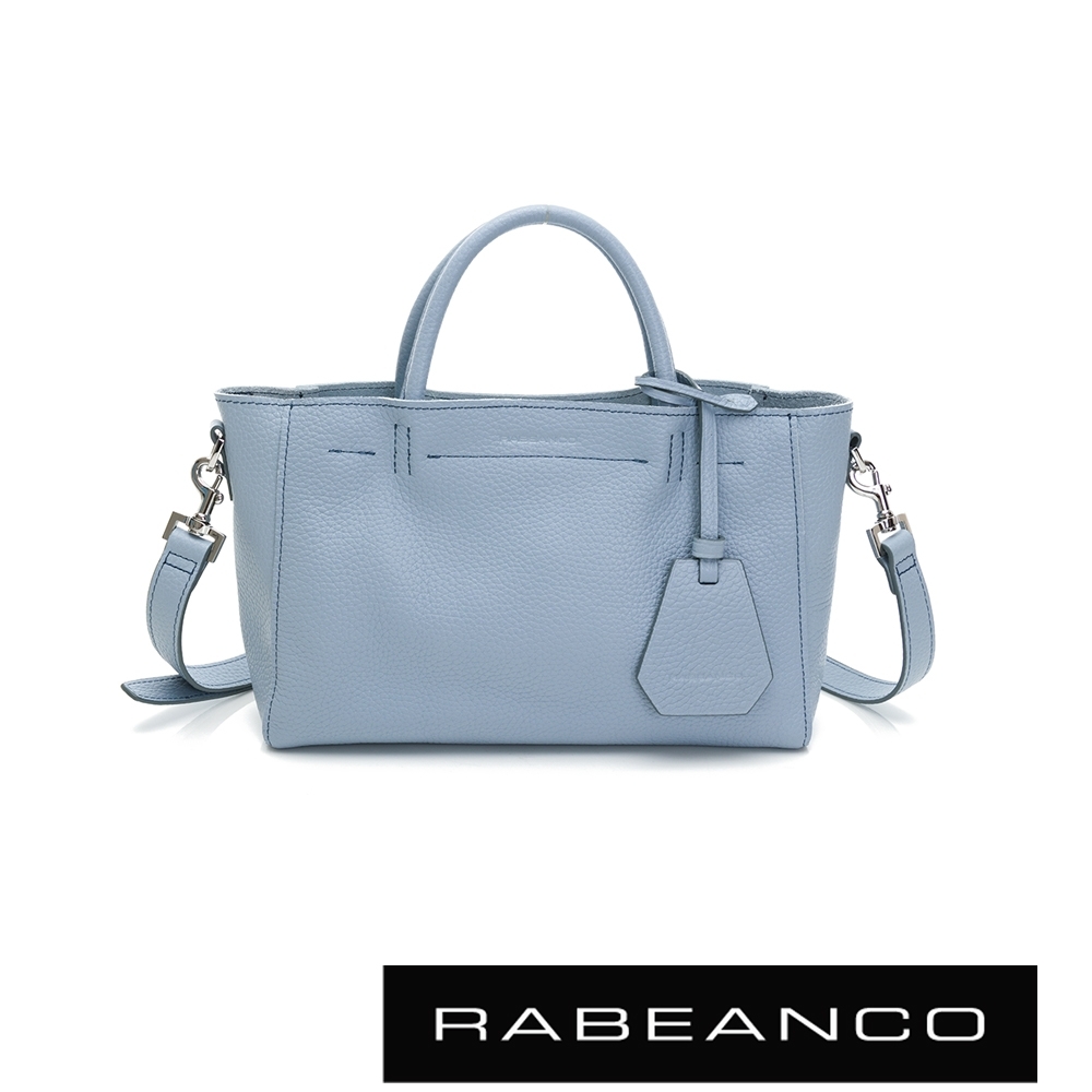 RABEANCO 迷時尚系列優雅兩用小手提包(小) 淺藍