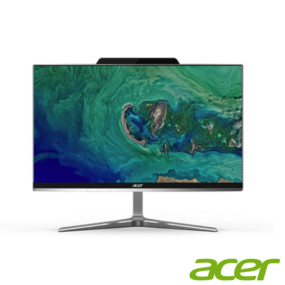 Acer Z24-890 八代i5六核雙碟獨顯AIO觸碰液晶電腦(i5-8400T/MX150/8G/1T/128G/Win10h)