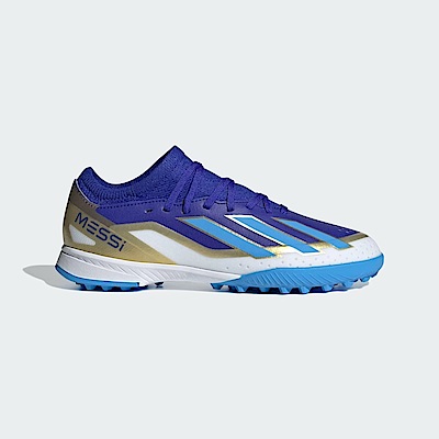 Adidas X Crazyfast League TF J Messi ID0716 大童 足球鞋 運動 訓練 藍