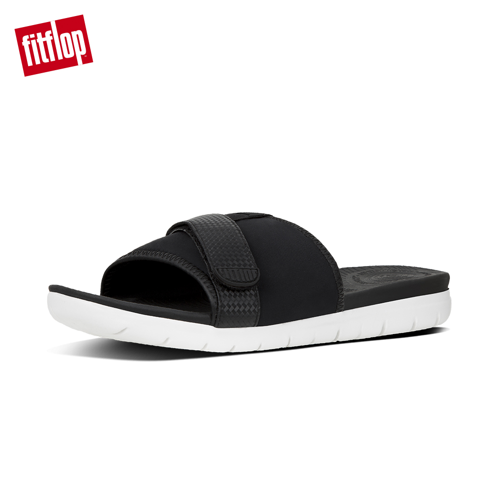 FitFlop NEOFLEX SLIDE SANDALS-黑色