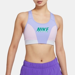 NIKE 運動內衣  中度支撐 慢跑 瑜珈 訓練 女款 粉紫 DQ5135569 AS W NK DF SWSH LOGO CB BRA