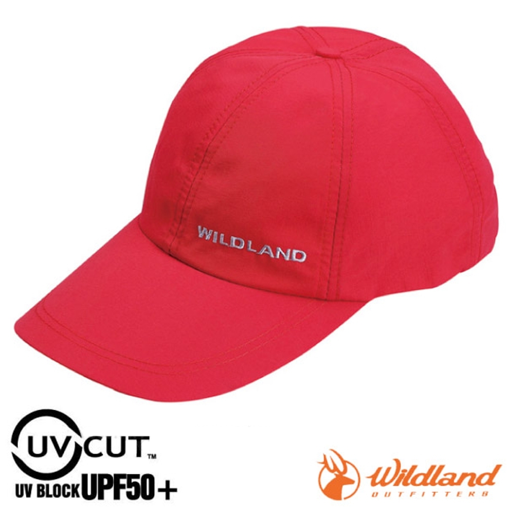 WildLand 新款 中性抗UV透氣棒球帽.防晒遮陽帽.鴨舌帽.休閒帽_嫣紅