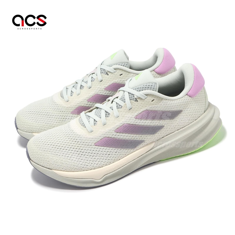 adidas 慢跑鞋 Supernova Stride W 女鞋 綠 紫 輕量 緩衝 回彈 運動鞋 愛迪達 IG8283