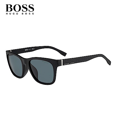 HUGO BOSS- BOSS 0856/F/S 方框太陽眼鏡 黑色