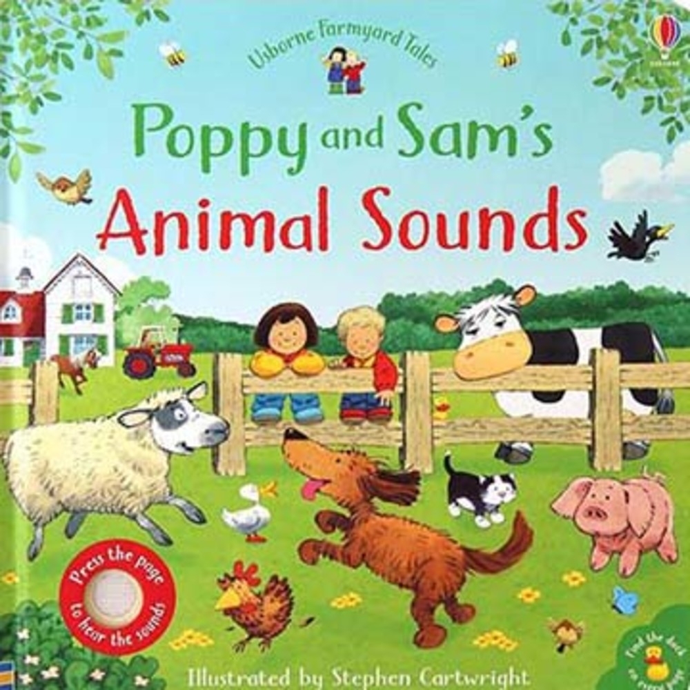 Poppy And Sam's Animal Sounds 帕皮和山姆的動物音效書 | 拾書所