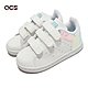 adidas 休閒童鞋 Stan Smith CF 白 藍 學步鞋 幼童 炫彩 雷射 魔鬼氈 三葉草 愛迪達 H05851 product thumbnail 1