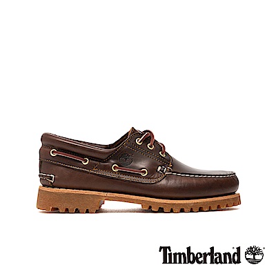 Timberland 男款深棕色手工縫製經典三孔帆船鞋 | 30003