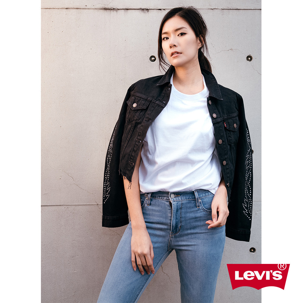 Levis 女款 721高腰緊身窄管 亞洲版型 褲管不收邊 超彈力布料