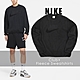Nike 長袖上衣 Club Fleece Sweatshirts 男款 黑 基本款 大勾 大學T 休閒 DQ4889-010 product thumbnail 1